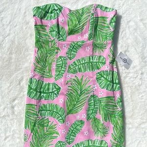 NWT Kaeli Smith Meghan Tieback Strapless Dress